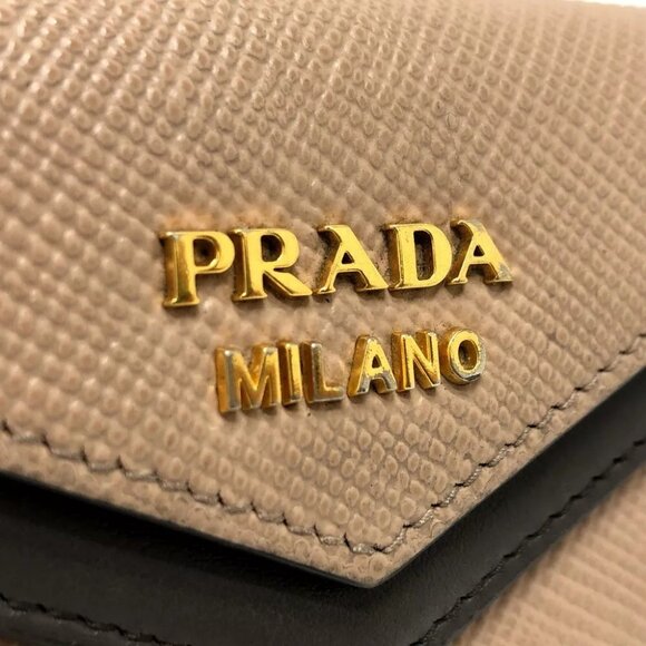 PRADA logo Business Card Holder Pass Case Card Case Card Slot Card Case - Picture 14 of 14